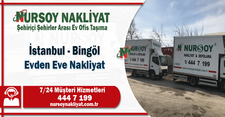 İstanbul Bingöl evden eve nakliyat firması İstanbul'dan Bingöl'e ev taşıma şirketi